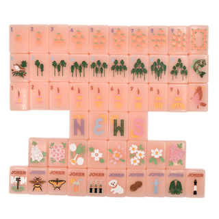 Peach & Pine Tiles- A Georgia Inspired Mahjong Set