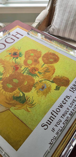 NEOPRENE Van Gogh Reversible Mahjong Mat – Starry Museum: Rozen | Roses