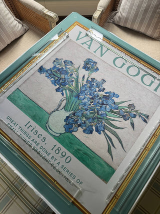NEOPRENE Van Gogh Reversible Mahjong Mat – Starry Museum: Sunflowers | Irises