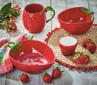Strawberry Dice Dish