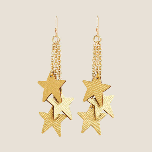 Gold Leaf Juno Earrings