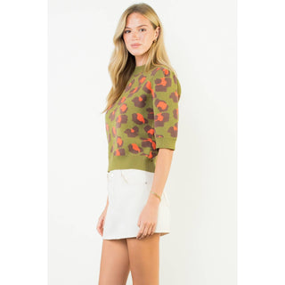 Marianne Leopard Sweater