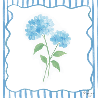 Rebecca Illlustrated Hydrangea Mahjong Mat (PREORDER)