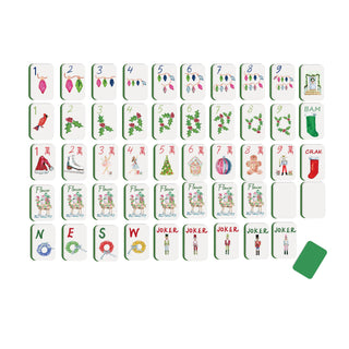 Holiday Lights Mahjong Tiles, Mat and Tote Kit (Preorder)