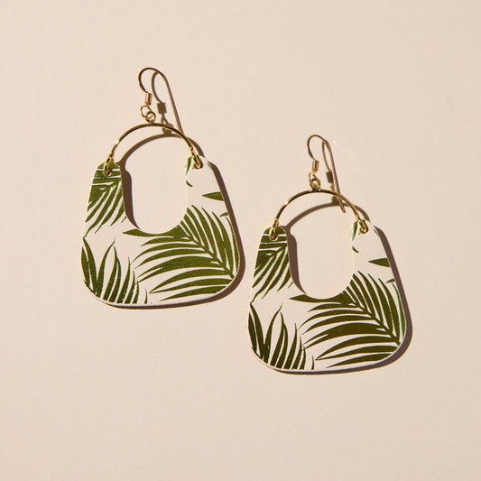 Ecru Palm Nora Earrrings