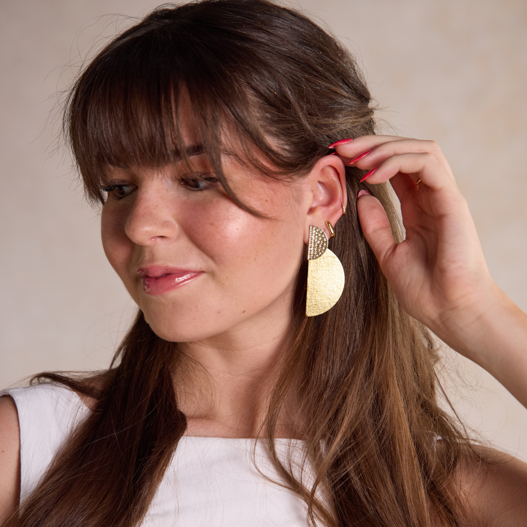 Vintage Gold Demi Earrings