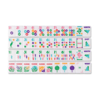 Amahj Signature Engraved Tile Set: White