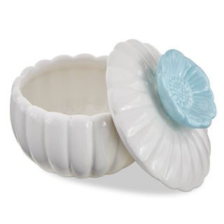 Scallop Flower Lidded Dice Box