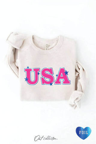 USA FOIL Graphic Sweatshirt