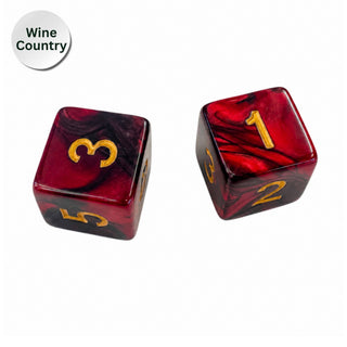 Pearl Dice Mahjong Specialty Dice Gift Ready: Ivory