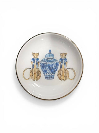 Leopard Ginger Jar Dice Dish