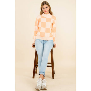 Kelly Checkered Sweater: MINT