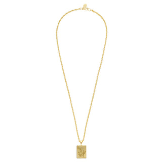 1 Bam Bird Mahjong Tile Long Necklace