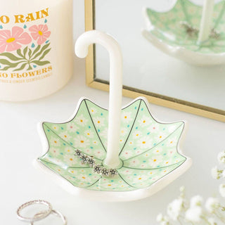 Floral Umbrella Dice Dish