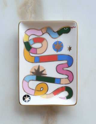 Rainbow Snake Dice Dish