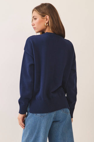 Mahjong Tile Intarsia Sweater