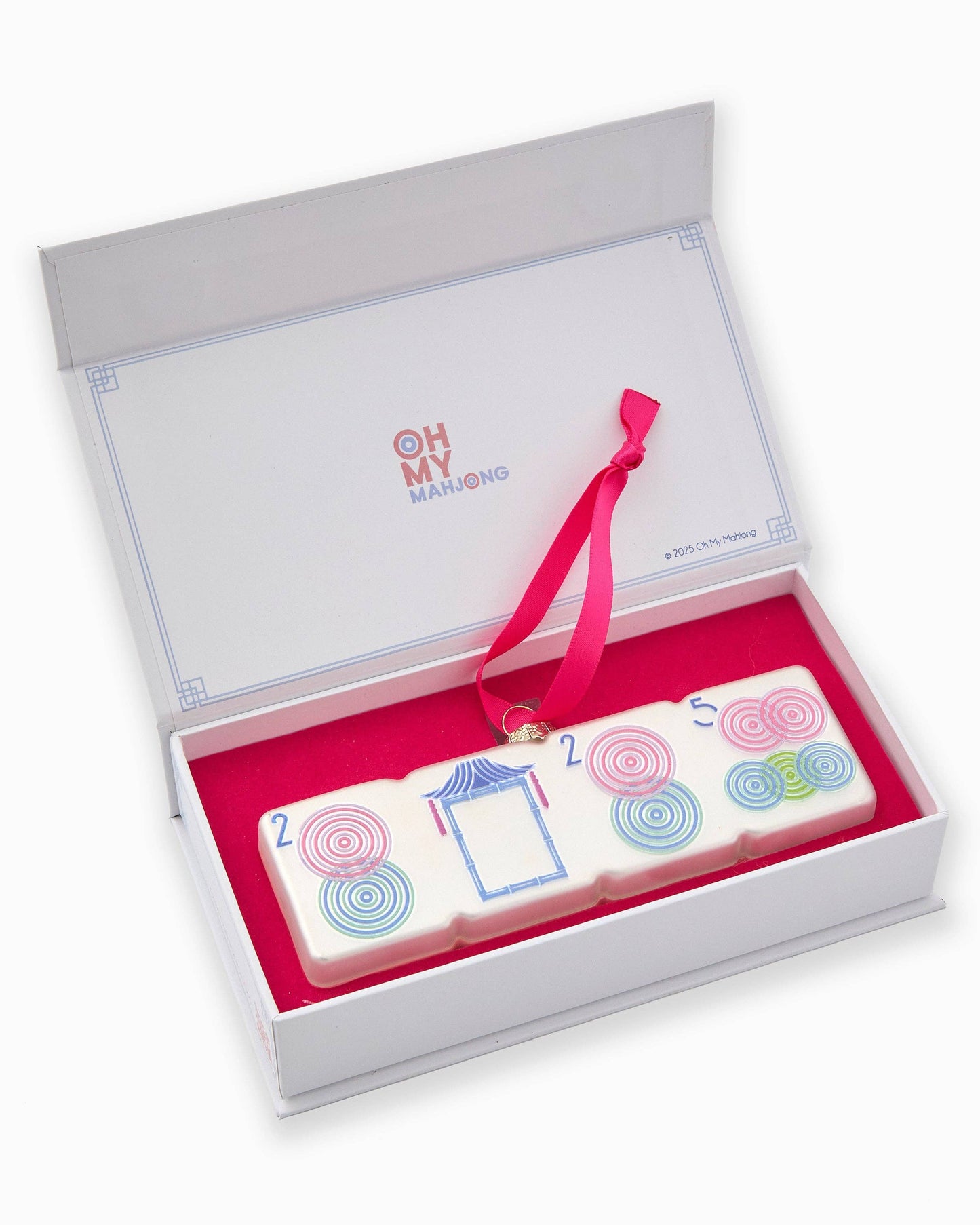 Oh My Mahjong 2025 Luminaire Ornament