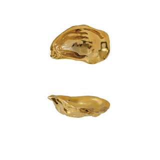 Gold Oyster Shell Dice Dish