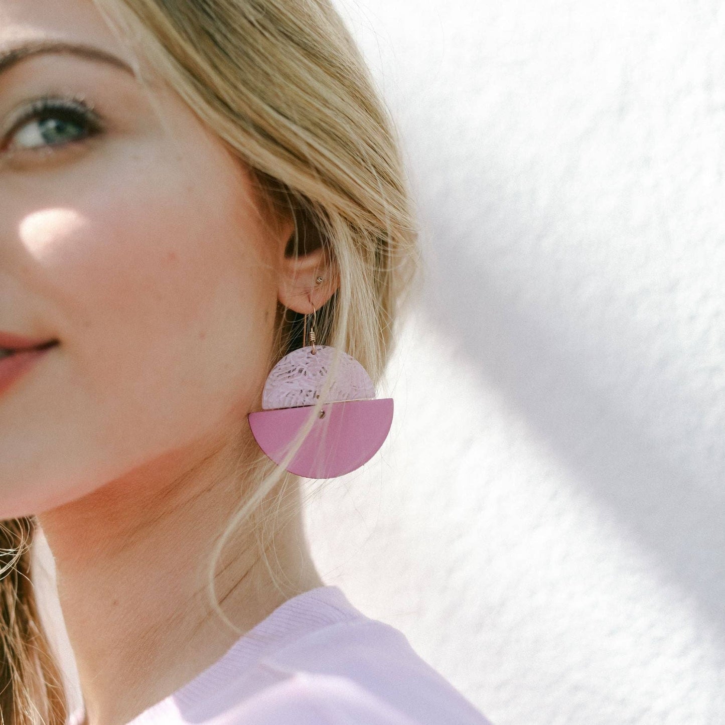 Orchid Luna Earrings