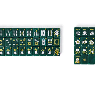 Tradewind Mahjong Tiles - Emerald Jade