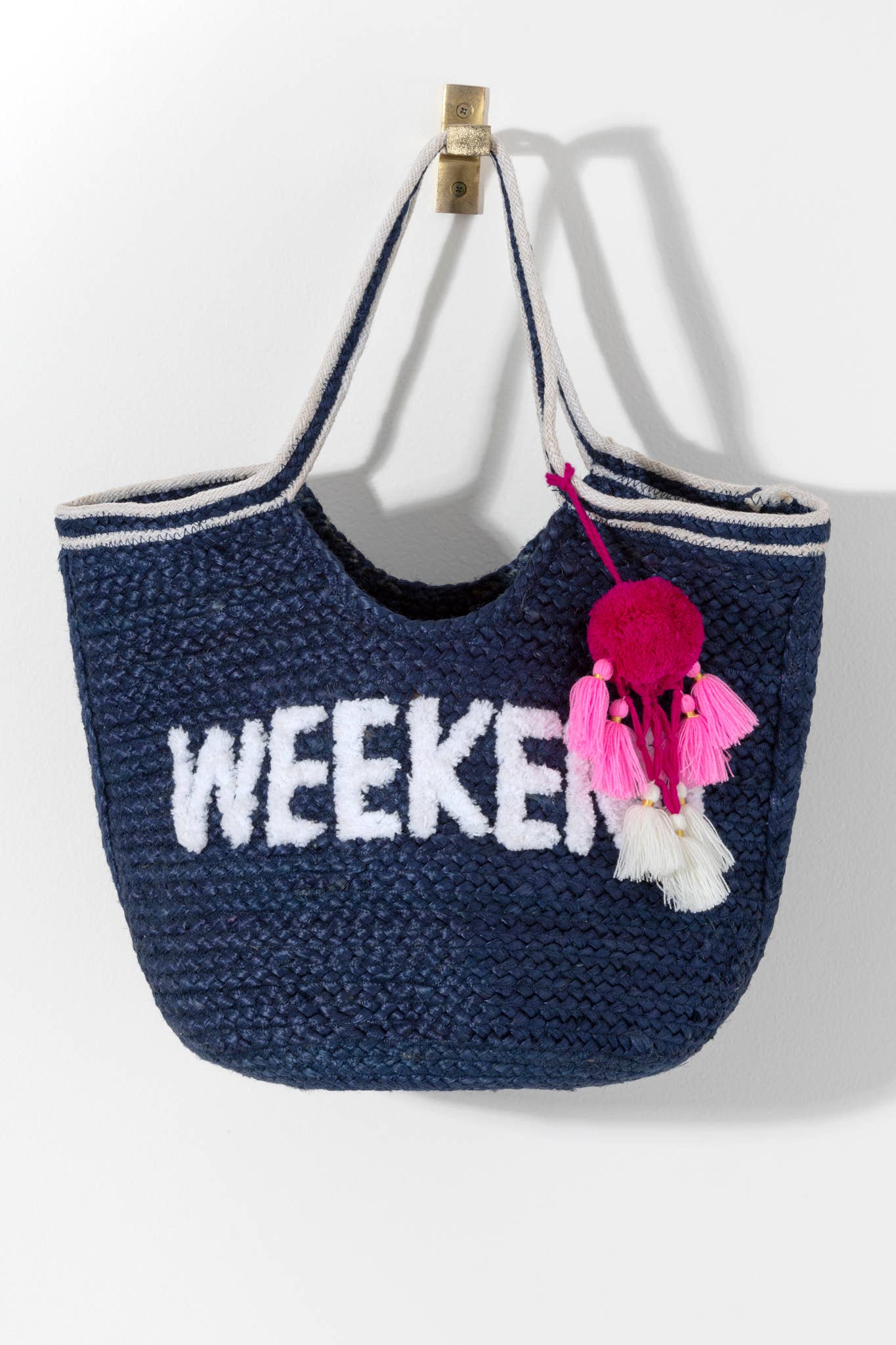 WEEKEND TOTE,NAVY