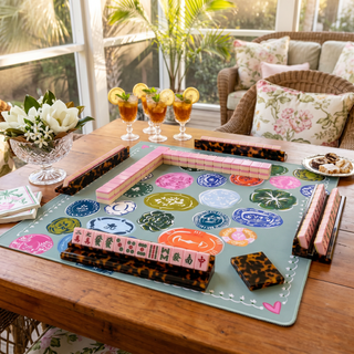 Willow Neoprene Mahjong Mat: 32.5" x 32.5"