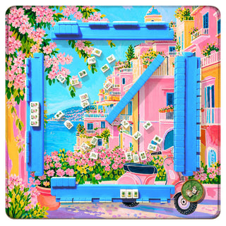 Amalfi Coast Mahjong Mat