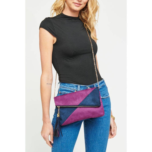 Onyx Clutch: Navy Purple