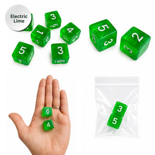 Colorful Jelly Translucent Mahjong Dice Gift Ready : Pretty Purple
