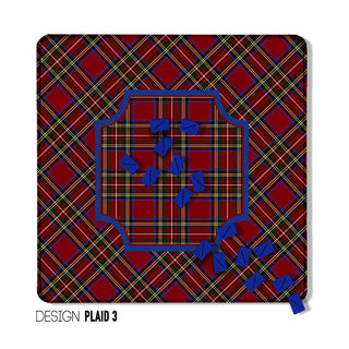 Mahjong Mat 31", Neoprene, Moody, Masculine, Winter Plaid: Design Plaid 7