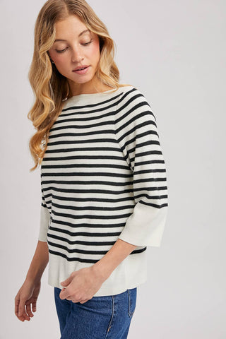 Raquel Boatneck Sweater: Tan