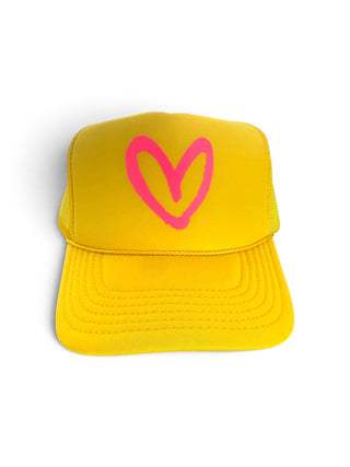 Imperfect Heart Trucker Hat - Classic Colorways: Camo/Red