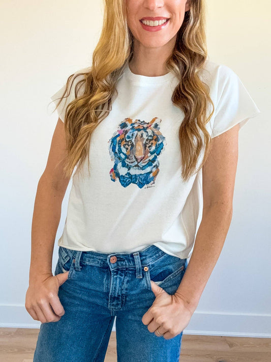 "Tiger Blues" Edgy Shirt : Large (single)