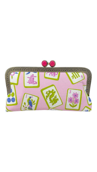 Kiki & Syds MIDI Clutch Purse - Dragon Diva: Lite Pink