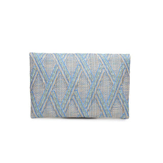 Evie Clutch: Blue Multi