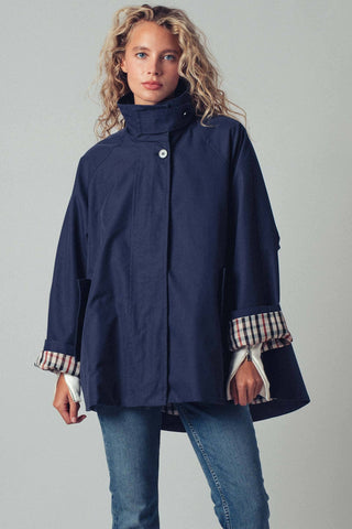 Nicolette Modern A-Line Trench Jacket