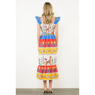 Lisette Animal Print Maxi Dress