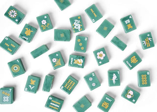 Tradewind Mahjong Tiles - Sage Jade