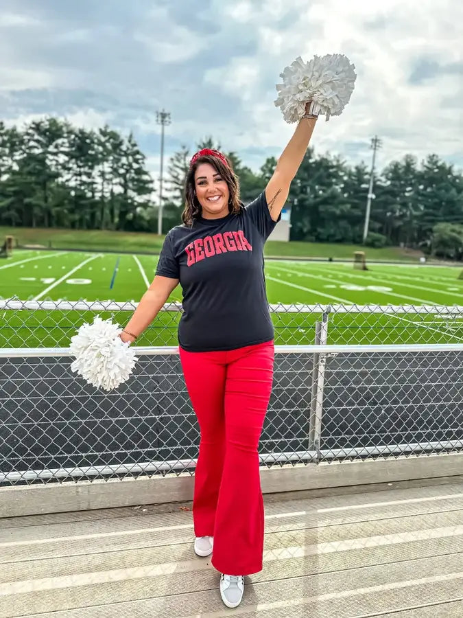 Georgia Puff Graphic Tee: XL