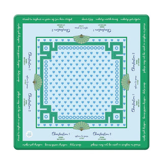 The Stitched Hearts Mahjong Mat (Preorder)