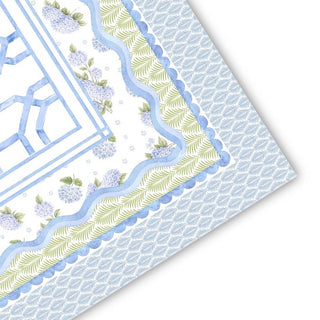 NEW NEOPRENE Hamptons Hydrangea Mahjong Mat