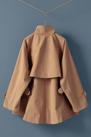 Nicolette Modern A-Line Trench Jacket