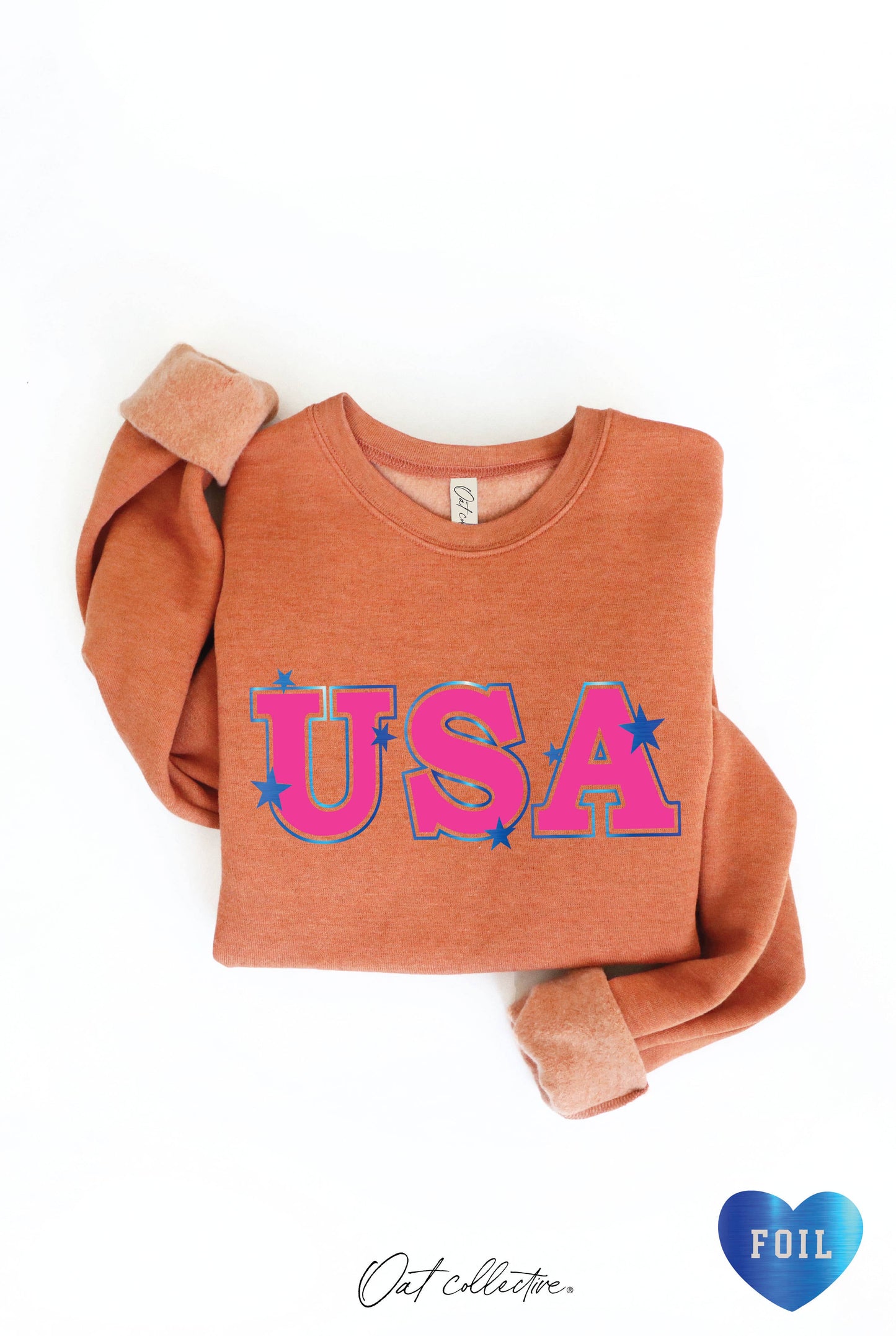 USA FOIL Graphic Sweatshirt