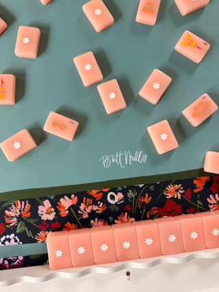 Britt Mills Ruby Neoprene Mahjong Mat