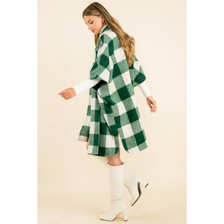 Chandler Checkered Long Coat