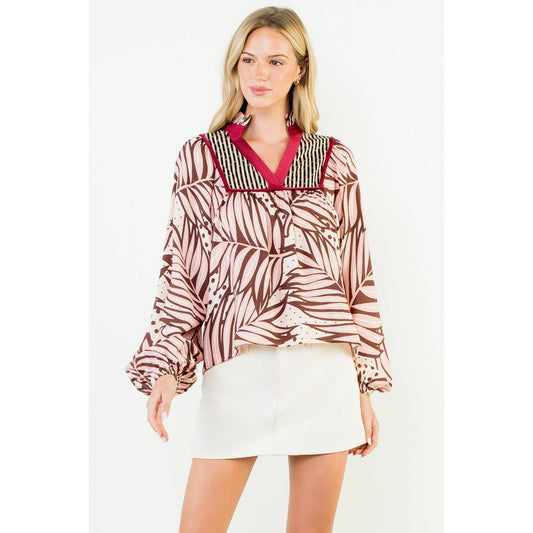 Winslow Print Detail Top