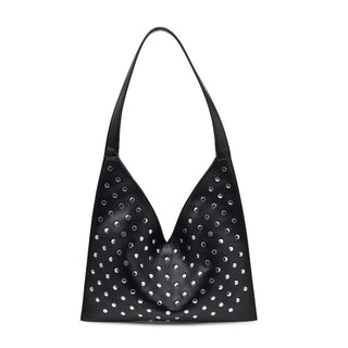 Tori Studded Hobo: Chocolate