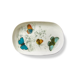 Archival Butterfly Metal Trinket Tray Multi Iron Everyday