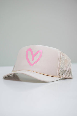 Imperfect Heart Trucker Hat - Classic Colorways: Camo/Red