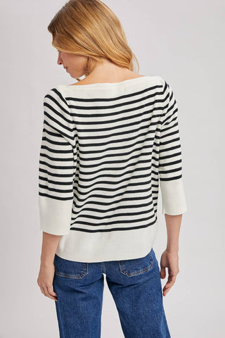 Raquel Boatneck Sweater: Tan